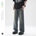 Unisex Vintage Flared Jeans With Fleece Lining – Clean Fit Retro Bell Bottoms For Men & Women (XS-3XL)_mkmklike.com