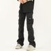 Nordmann American Style Functional Black Jeans For Men With Design Sense, Multi-Pocket Cargo Pan, Loose Straight-Leg Casual_mkmklike.com
