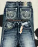 Y2K Jeans Gothic Embroidered Casual Laundry Jeans Mens Retro Street Clothing Hip Hop Loose Fashion High Waist Straight_mkmklike.com