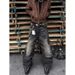 Men's Vintage Washed Black Baggy Jeans – Retro Distressed Denim Pants With Cat Whiskers & Clean Fit Drop Hem_mkmklike.com