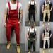 Men's Clothing Denim Overalls Solid Color Slim Men's Trousers Men's Work Clothes_mkmklike.com