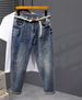 New Retro Jeans Men's Summer Thin Nostalgic American Loose Jeans Men's Large Size Trendy Jeans_mkmklike.com