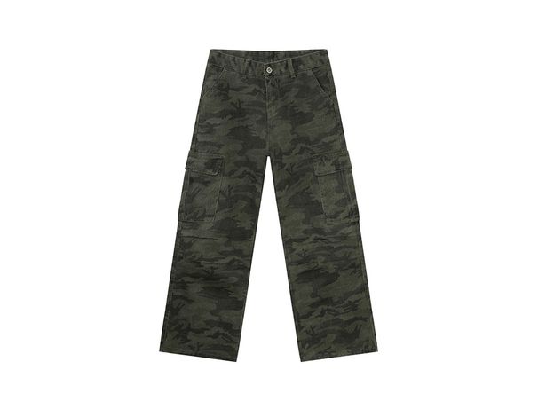 EF JEANS | 2025 Spring New American Street Vintage Camouflage Big Pocket Denim Overalls Trendy Men_mkmklike.com