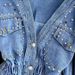 Women's Clothing Heavy rivet loose denim jacket_mkmklike.com