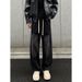 Vintage American-style Autumn Streetwear Washed Patchwork Curved Hem Jeans For Men And Women, Loose Fit, Plus Size,_mkmklike.com