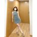 ELLE Summer Sleeveless Elegant New Slimming Retro Petite Denim Embroidered Dress Vest Waist-Cinching Short Skirt_mkmklike.com