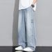 Men's Loose Fit Wide Leg Jeans Lyocell Tencel Lightweight Breathable American Retro Washed New Style 2026_mkmklike.com