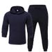 Men's Clothing men's casual sports fitness solid color sweatshirt suit hooded sweatshirt_mkmklike.com