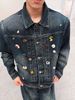 Eon Modish 25 Autumn New High-Quality Niche Design Washed Denim Jacket Set_mkmklike.com