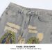 High Street Punk God Embroidered Jeans Y2k Streetwear Trend Straight Wide Leg Pants Denim Hip-hop Ripped Jeans Pants Plus Size_mkmklike.com