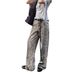 Street Hip-hop Multi-color Straight Wide-leg Pants, High-waisted Loose For Women, Y2K American Retro Leopard Print Jeans_mkmklike.com
