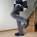 Men's Frayed Flared Jeans Loose Fit Straight Leg High Street Style Retro Zipper_mkmklike.com