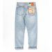 Men's Classic Indigo Straight Leg Jeans Lightweight Denim Pants Vintage Washed Slim Fit With SelvedgeDetail Comfortable Stylish For Casual Wear_mkmklike.com