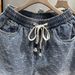 Men's Clothing Luxury Men's Summer Thin Denim Shorts Straight Leg Casual Washed Five Point Pants Loose Versatile Fashionable_mkmklike.com