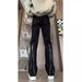 BOY Black Zipper Jeans For Men Loose American Style Vibe Narrow Straight Niche Design Flared Pants_mkmklike.com