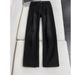 Men's Clothing Men's High Street Washed Denim Jeans Lightning Stripe Trendy Spring Style Slightly Flared Straight Leg Pants Cleanfit_mkmklike.com