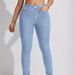 K Fashionable European And American Style New Tight Elastic Cropped Jeans_mkmklike.com