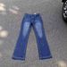 Washed Splatter Paint Fringe Distressed Flared Jeans For Men - Retro Vibe, Niche Tailoring, Asymmetrical Hem (Black, Blue)_mkmklike.com