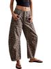 Effortless Americana Style Leopard Print High Waist Straight Leg Jeans 2K High Street Style Women's Clothing Autumn New Fashion_mkmklike.com