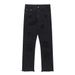 Trendy Brand Solid Color Frayed Ripped Jeans Men's High Street Ins Style Wide Leg Loose Casual Straight Long Pants_mkmklike.com