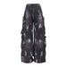 Vintage Washed Denim Jeans - Retro Wide Leg Distressed Pants For Men, Cleanfit & Streetwear Style_mkmklike.com
