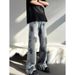 Men's Clothing American Spring And Autumn Casual Jeans Teenagers Retro Washed Fashion High Street Trousers Straight Pants_mkmklike.com