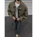 Bomber Light Cavalry Pilot Men's Spring American Retro Stand Collar Baseball Jacket Short Workwear Coat_mkmklike.com