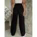 Distressed High-Waisted Jeans For Women - Vintage Washed Straight Leg Denim Pants With Ripped Details, Comfort Stretch Fit For Casual & Streetwear_mkmklike.com