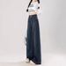 Plus-Size Relaxed Fit Jeans For Women – High-Waisted Wide-Leg Denim Pants With Flannel Lining (Dark Blue, S-2xl)_mkmklike.com