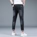 Women's High-Waisted Relaxed Fit Jeans - Stretchy Cotton Harlem Pants With Tapered Leg For Casual Comfort_mkmklike.com