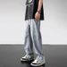 Nordmann High Street Vibe Style Jeans Men Loose Straight Wide Leg Casual Autumn Winter American Trend Versatile Ripped Pants_mkmklike.com