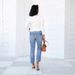 Women’s Stretch Flared Jeans – Vintage-Inspired Mid-Rise Bootcut (XS-3XL, Dark Blue/Light Blue/Black, Comfort Fit)_mkmklike.com