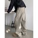 Vintage American Street Style Studded Cargo Pants For Men - Retro Workwear Denim Jeans With Wide Leg & Rivet Details (Brown Green)_mkmklike.com