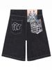Men's Clothing Denim Shorts Summer Trendy Loose Washed Cut Five Point Casual Pants_mkmklike.com