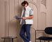 Men's Slim Straight Leg Stretch Denim Jeans Casual Long Pants Spring Autumn Fashion Men's Clothing_mkmklike.com