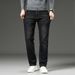 Large Size Men's Clothing European And American Style Jeans Men's Loose Elastic Washed Straight Pants Men's Slim Business Jeans_mkmklike.com