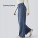 Cross-border Foreign Trade Hot-selling High-waisted Stretch Jeans Women's Loose Wide-leg Pants_mkmklike.com