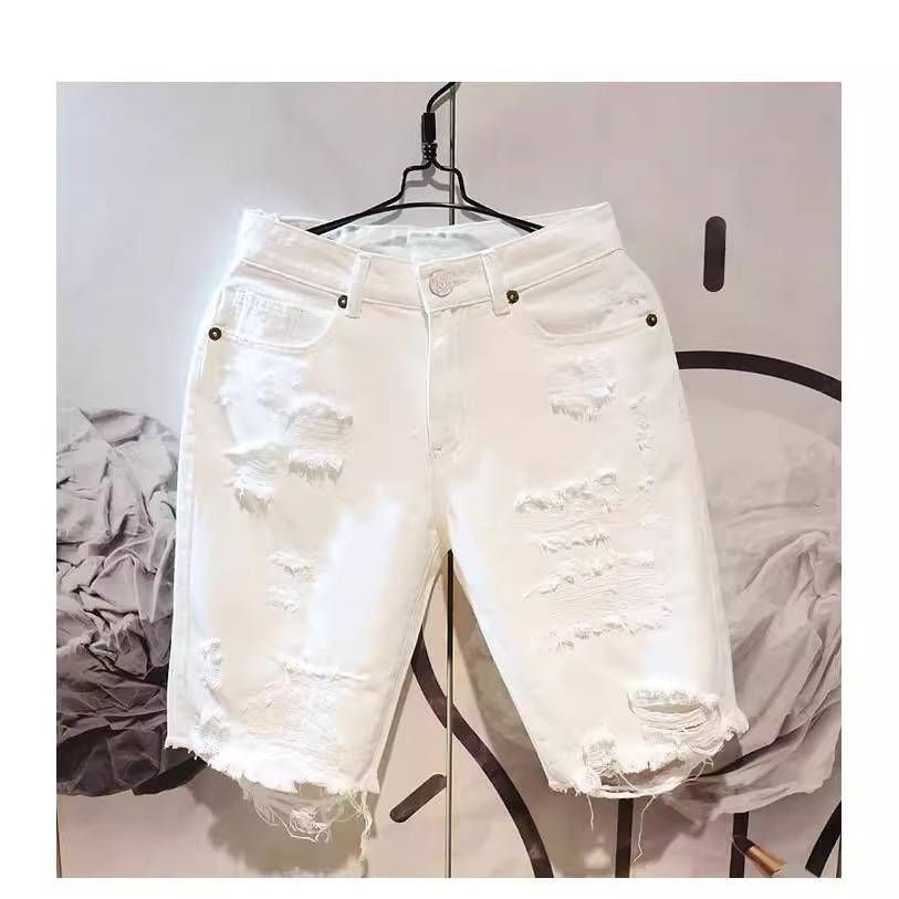 Men's Clothing Shorts Men's Straight Large Size Loose Casual Youth Five Point Pants_mkmklike.com