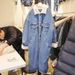 "Women's Winter Sherpa Lined Denim Jacket Long Sleeve Mid-Length Coat With Fleece Warm Casual Outerwear"_mkmklike.com