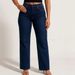 Women's Relaxed Fit Straight Leg Jeans - Mid-Rise Stretch Denim Pants In 6 Length/Color Options (Dark Blue/Light Blue Regular/Short/Long)_mkmklike.com