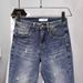 Men's Slim-Fit Stretch Jeans Classic Straight-Leg Denim Pants Comfortable Mid-Rise Design 9-Inch Cuff (28-36)_mkmklike.com