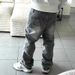 Men's Clothing Retro Washed Distressed Men's And Women's Jeans Y2K Personalized Street Dark Fashion Independent Website Cross Border_mkmklike.com