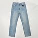 High-Waisted Slim Straight Cropped Jeans For Women - Stretch Light Blue Denim Pants, Casual & Streetwear Essential_mkmklike.com