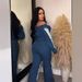 Women's Clothing New Fashion Casual Pocket Hole Straight Trousers Jeans_mkmklike.com