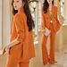 Women's Clothing High-end professional suit suit orange suit jacket _mkmklike.com