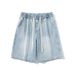 Men's Clothing Shorts Hip Hop Loose Straight Casual All Match Solid Color Shorts_mkmklike.com