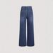 Women's Clothing Diagonal Zipper Jeans Denim_mkmklike.com