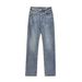 European And American High Street Vintage 517 Style Jeans Slightly Flared Slim Fit Slimming Washed Long Pants For Men_mkmklike.com