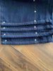 Men's Summer Cleanfit Double Waistband Riveted Wide Leg Shorts Retro Design Baggy Denim Loom Pants_mkmklike.com