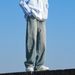 Wide Jeans, Men's Trendy Brand American High Street Hanging Casual Rugged Stylish Floor Length Pants, Wear-Resistant And_mkmklike.com